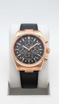 Rose Gold GMT Watch with Engraved Caseback