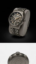 Graphite Grey Skeleton Automatic Watch