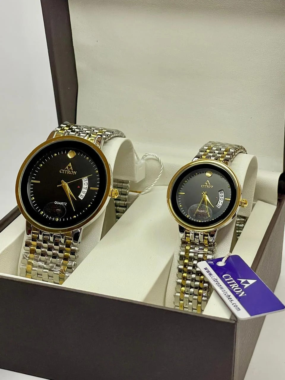 Citron Couple Watches | Luxury Matching His & Hers Watch Set