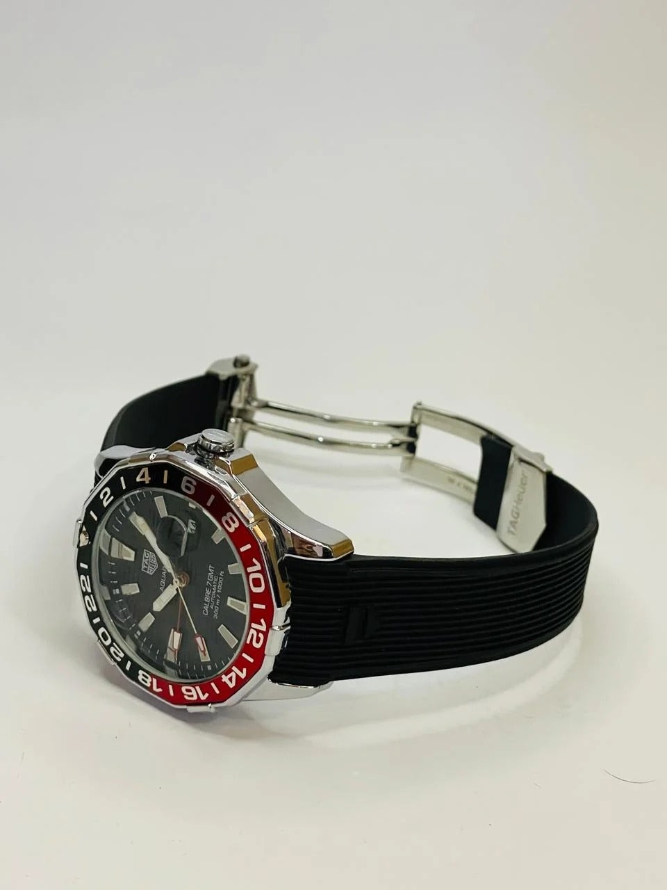TAG Heuer Calibre 7 GMT Men's Watch – Silicone Strap & Master Lock