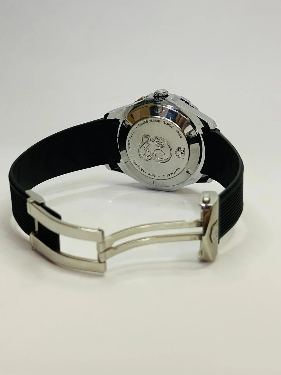 TAG Heuer Calibre 7 GMT Men's Watch – Silicone Strap & Master Lock