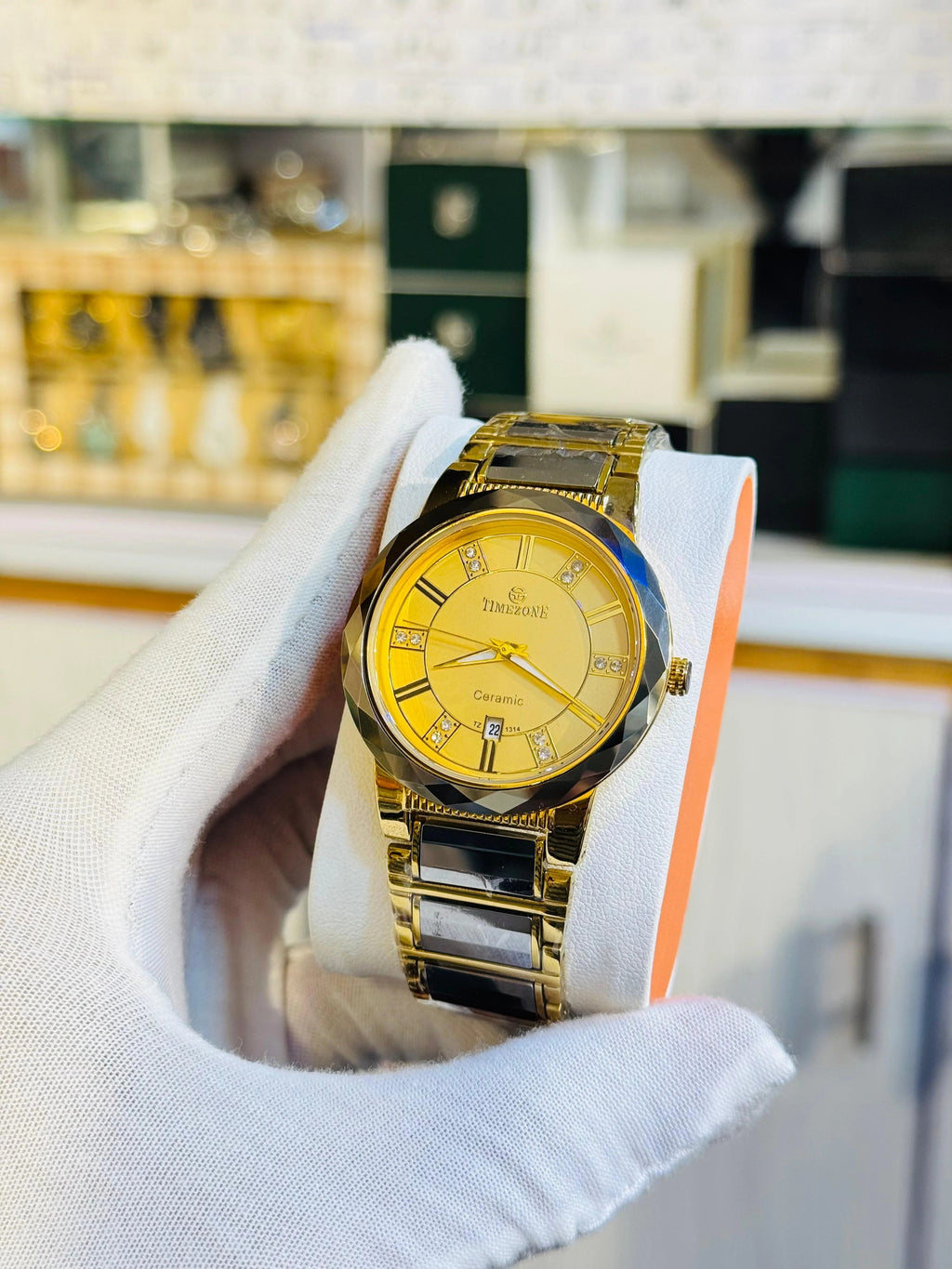 Rovaldo Original Ceramic Chain Watch For Men | SLIGHT FASHION